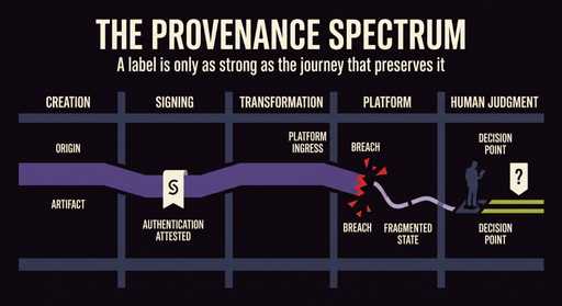 Featured image for The Provenance Spectrum: Why a Label Cannot Protect Human Creativity by Itself